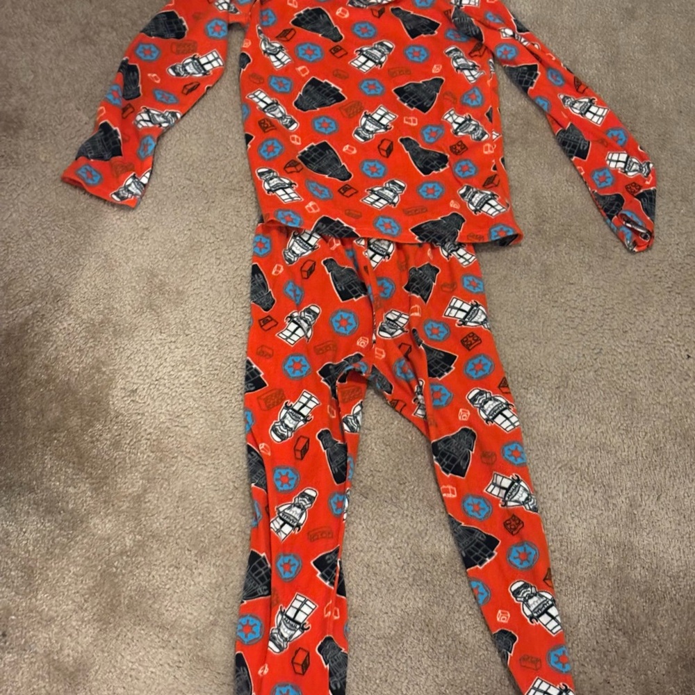 Star Wars Red and Black Kids Pajama Set